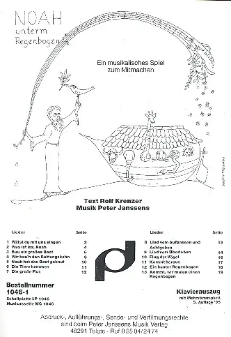 Cover: 9990050862868 | Noah unterm Regenbogen Ein musikalisches Spiel zum Mitmachen...