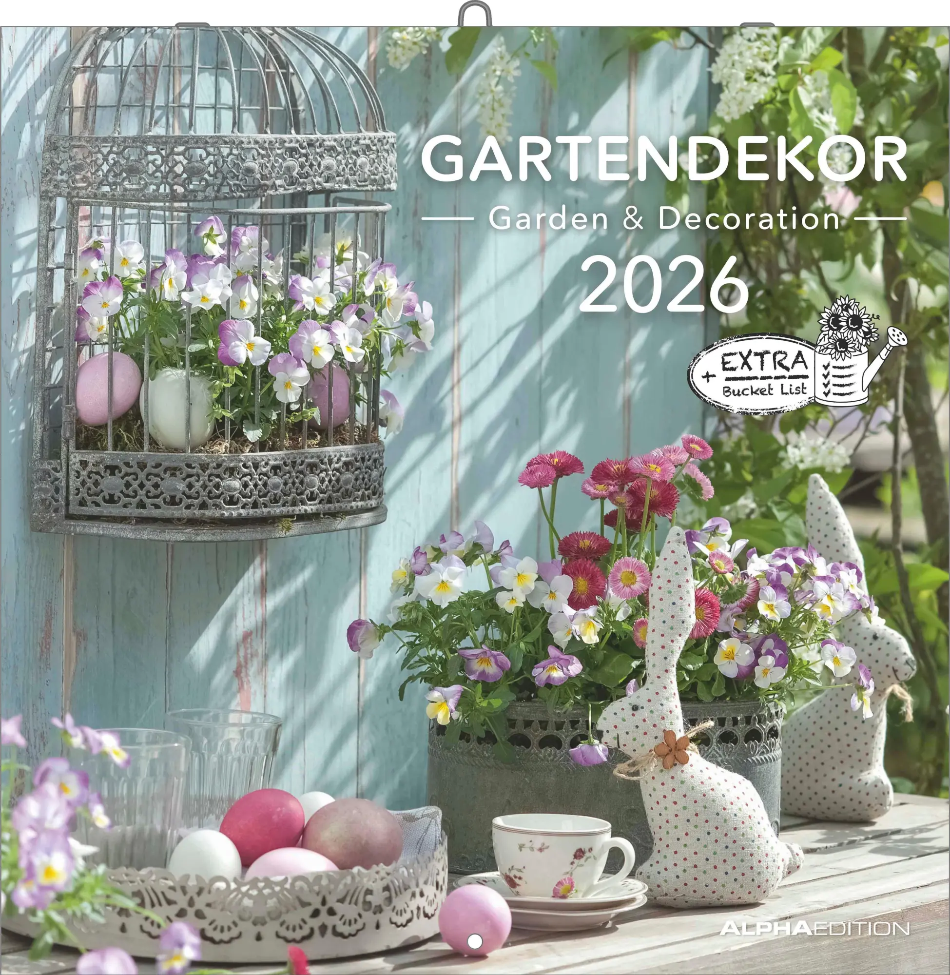 Cover: 4069095002968 | Gartendekor 2026 - Broschürenkalender 30x30 cm (30x60 geöffnet) -...