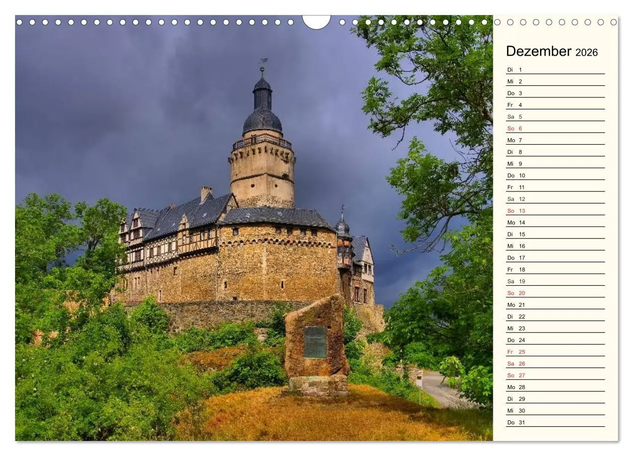 Bild: 9783457992968 | Burgen im Harz (Wandkalender 2026 DIN A3 quer), CALVENDO...