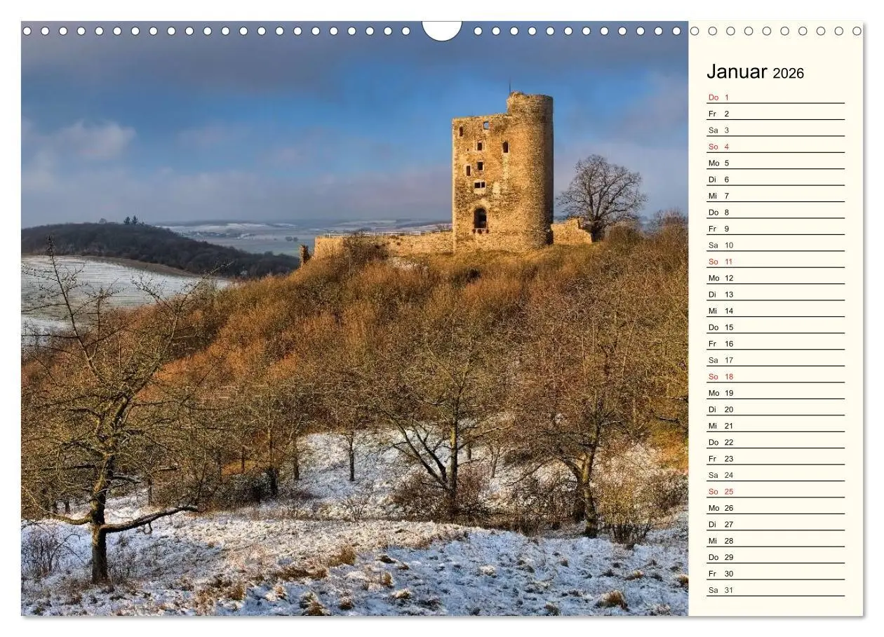 Bild: 9783457992968 | Burgen im Harz (Wandkalender 2026 DIN A3 quer), CALVENDO...