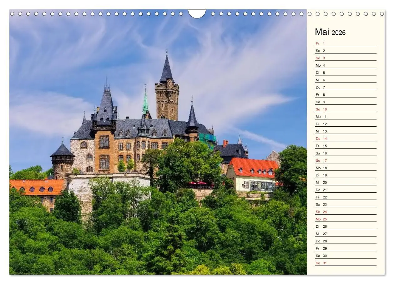 Bild: 9783457992968 | Burgen im Harz (Wandkalender 2026 DIN A3 quer), CALVENDO...