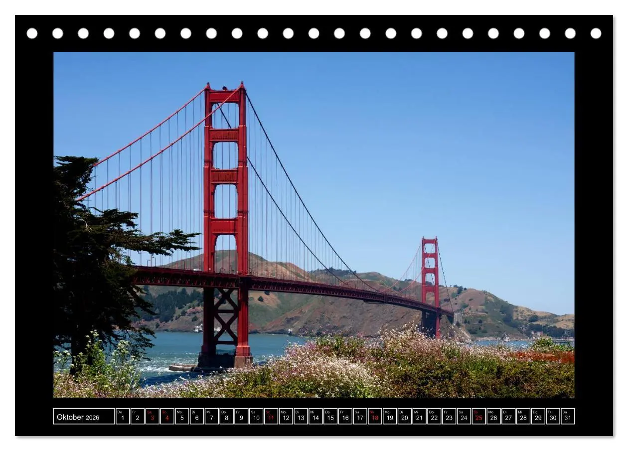 Bild: 9783516152968 | Wunderbares San Francisco (Tischkalender 2026 DIN A5 quer),...