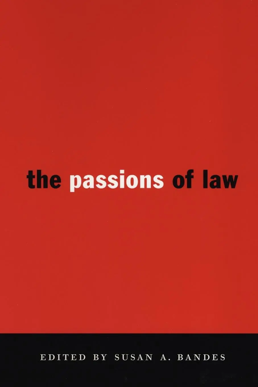 Cover: 9780814713068 | The Passions of Law | Susan Bandes | Taschenbuch | Englisch | 2001