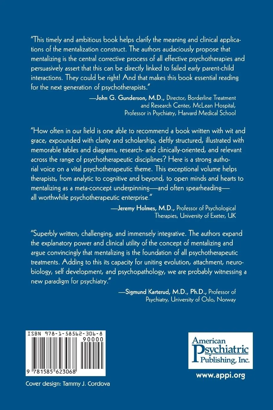 Rückseite: 9781585623068 | Mentalizing in Clinical Practice | Anthony W. Bateman (u. a.) | Buch