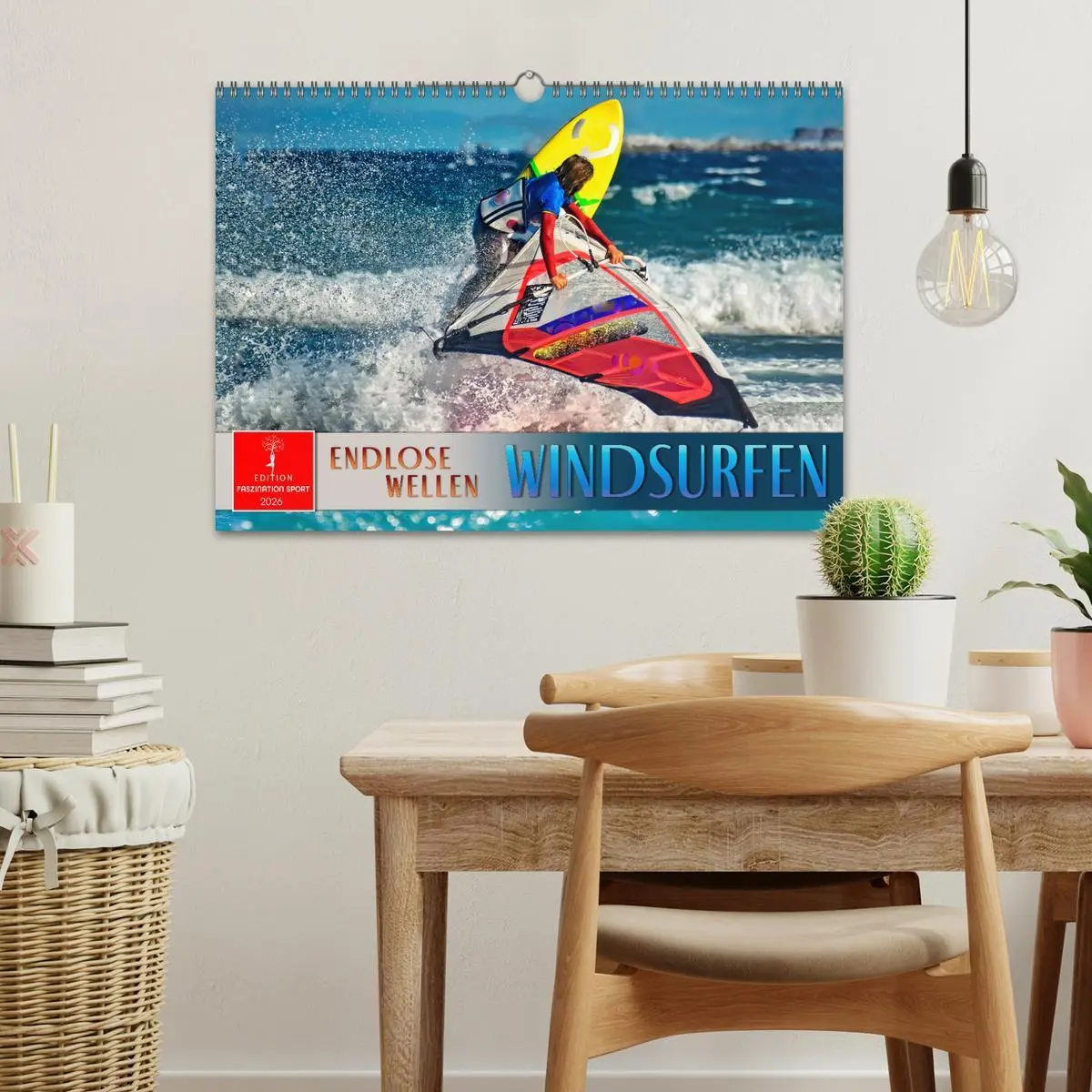 Bild: 9783457263068 | Windsurfen - endlose Wellen (Wandkalender 2026 DIN A3 quer),...