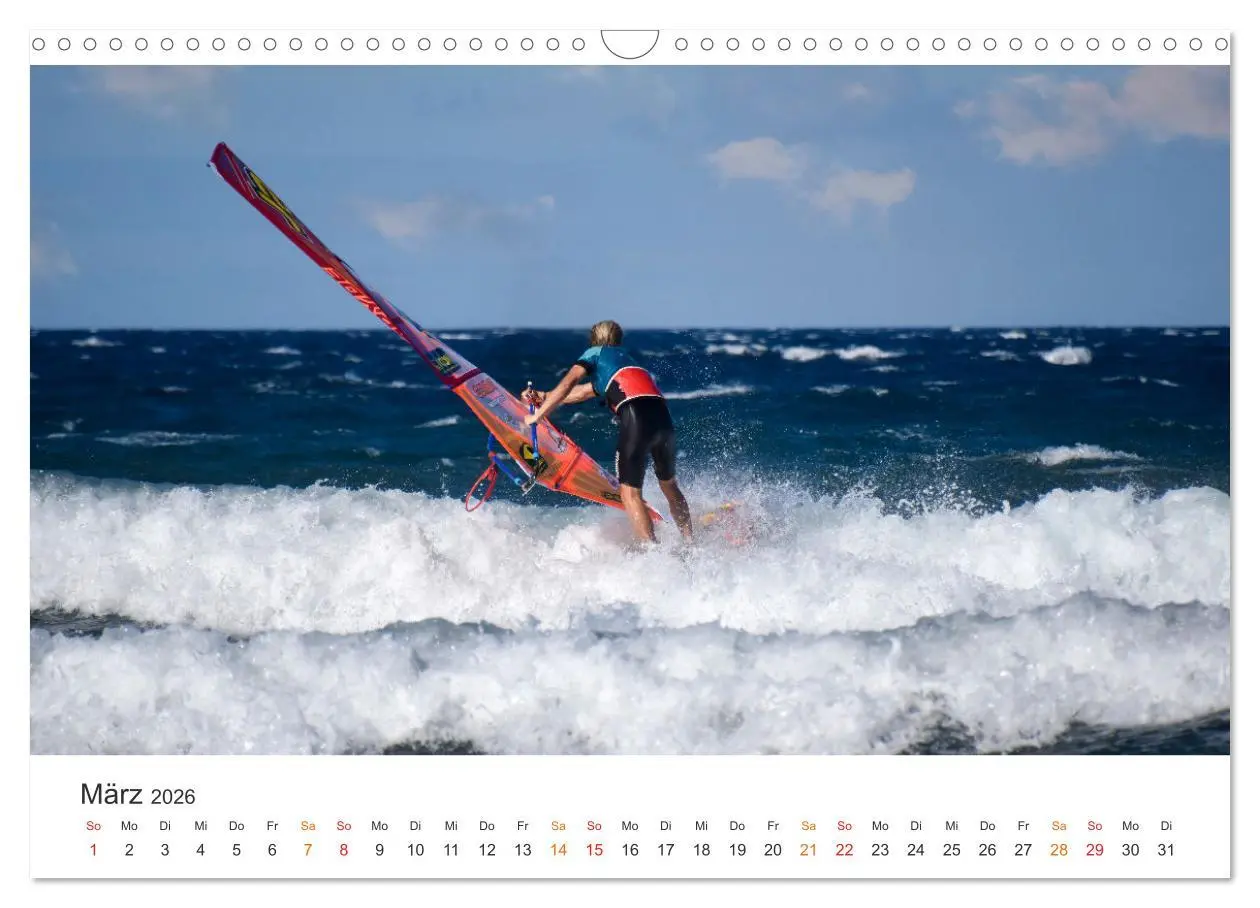 Bild: 9783457263068 | Windsurfen - endlose Wellen (Wandkalender 2026 DIN A3 quer),...