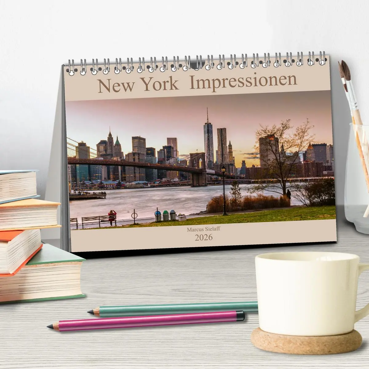 Bild: 9783457883068 | New York Impressionen 2026 (Tischkalender 2026 DIN A5 quer),...