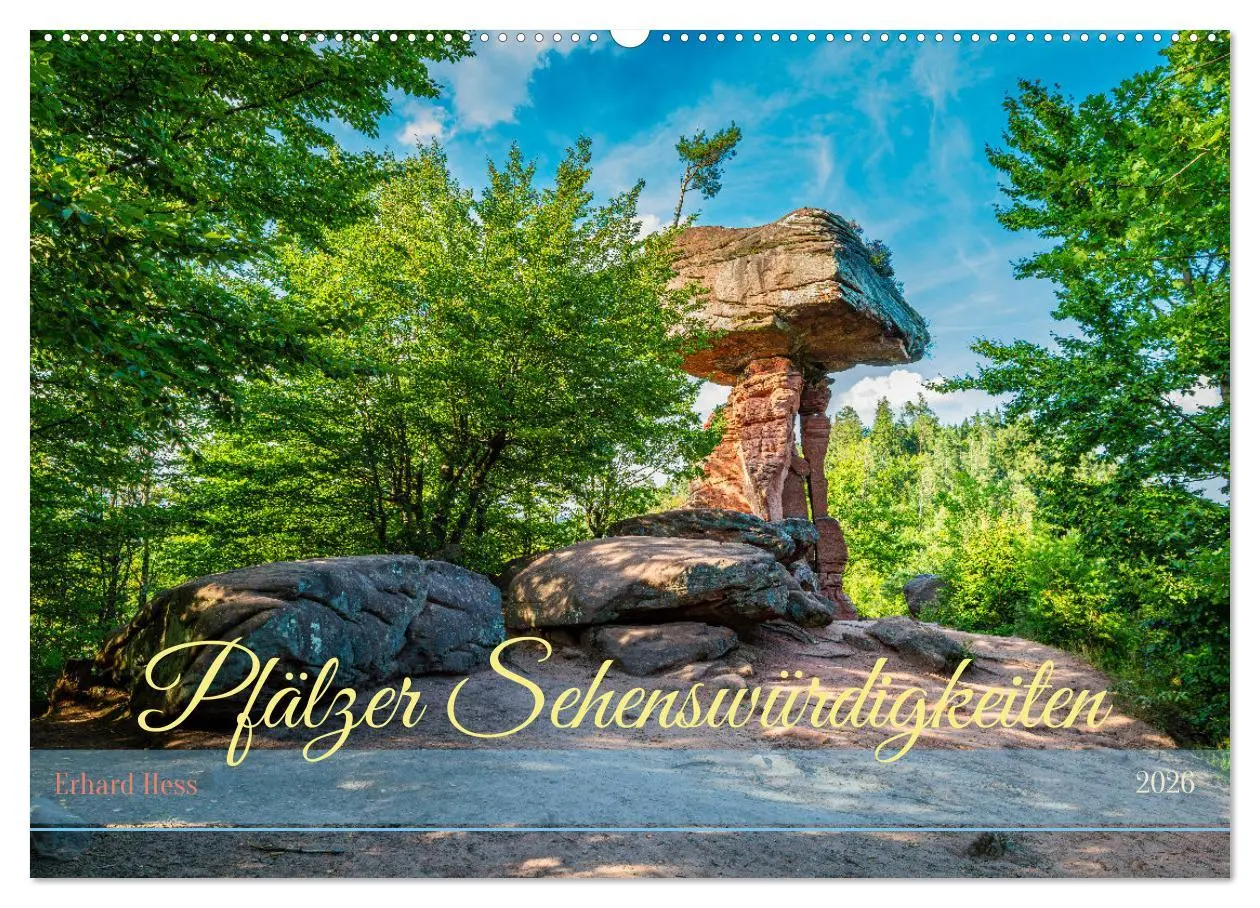 Cover: 9783516113068 | Pfälzer Sehenswürdigkeiten (Wandkalender 2026 DIN A2 quer),...