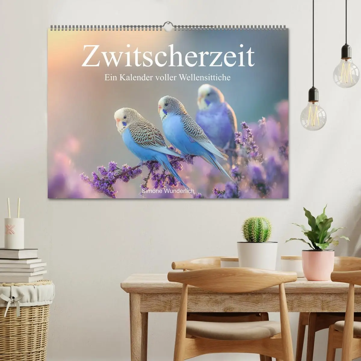 Bild: 9783516593068 | Zwitscherzeit - Ein Kalender voller Wellensittiche (Wandkalender...