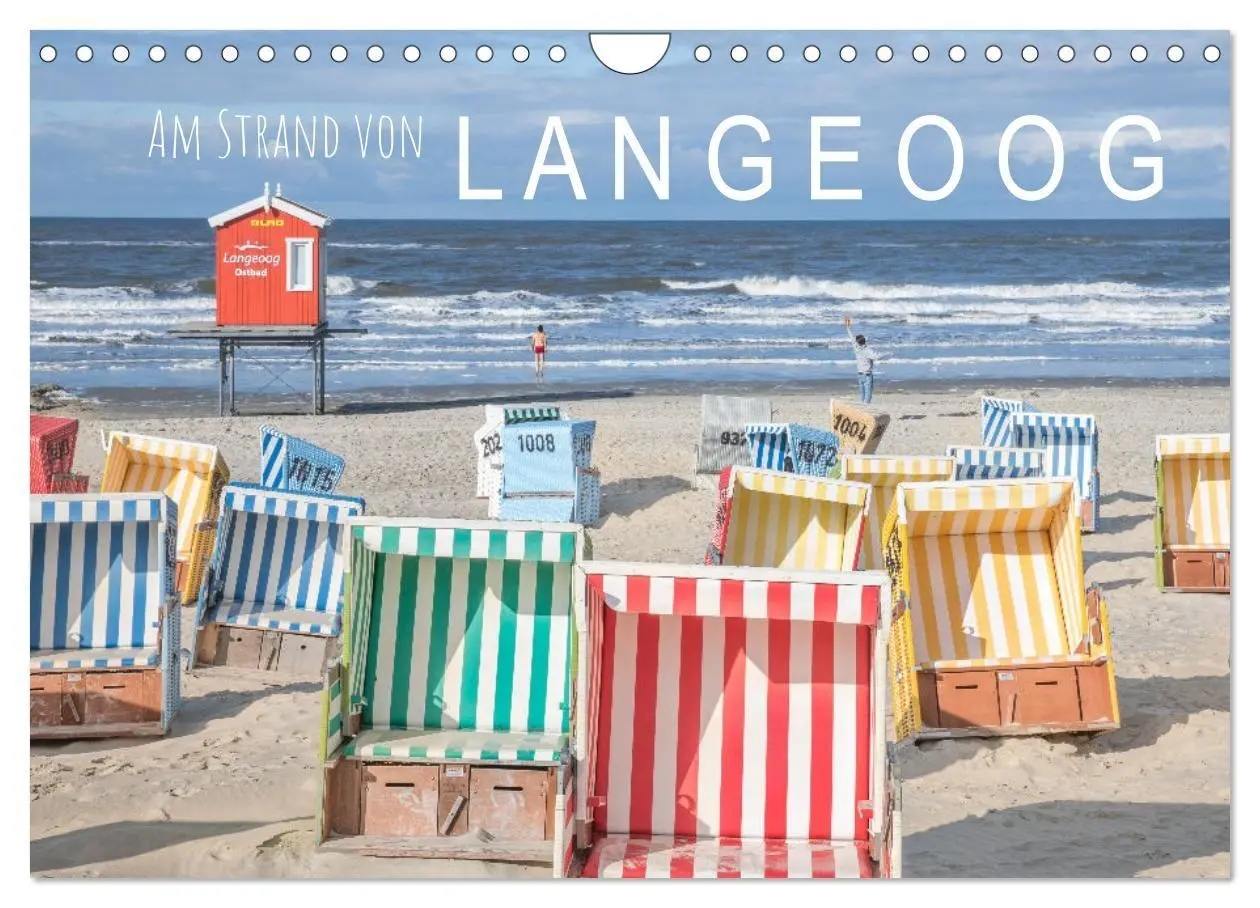 Cover: 9783569513068 | Am Strand von Langeoog (Wandkalender 2027 DIN A4 quer), CALVENDO...