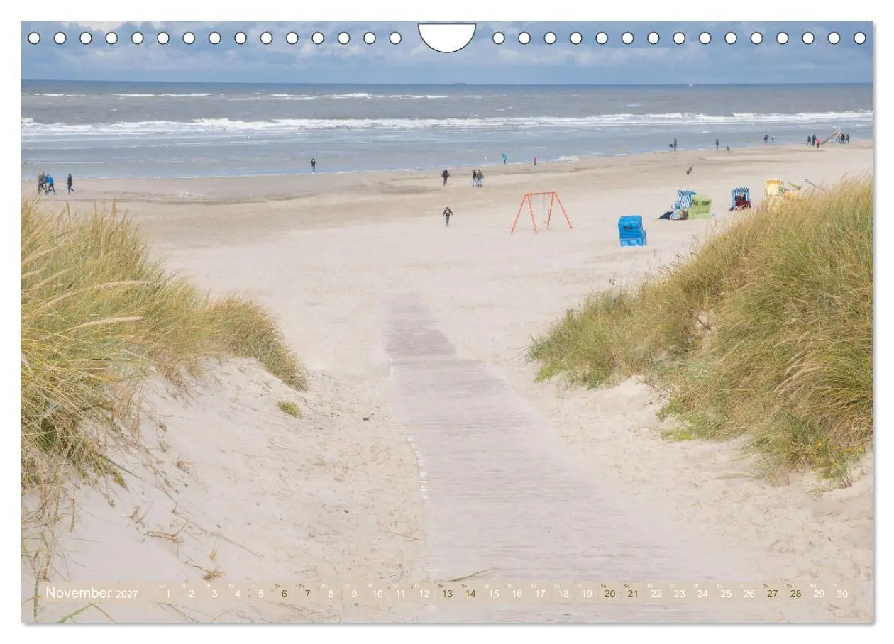 Bild: 9783569513068 | Am Strand von Langeoog (Wandkalender 2027 DIN A4 quer), CALVENDO...