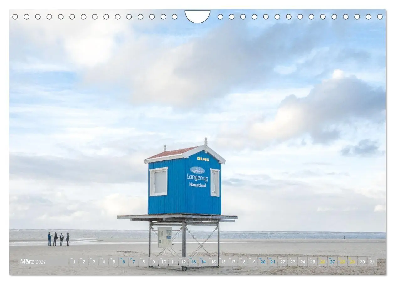 Bild: 9783569513068 | Am Strand von Langeoog (Wandkalender 2027 DIN A4 quer), CALVENDO...