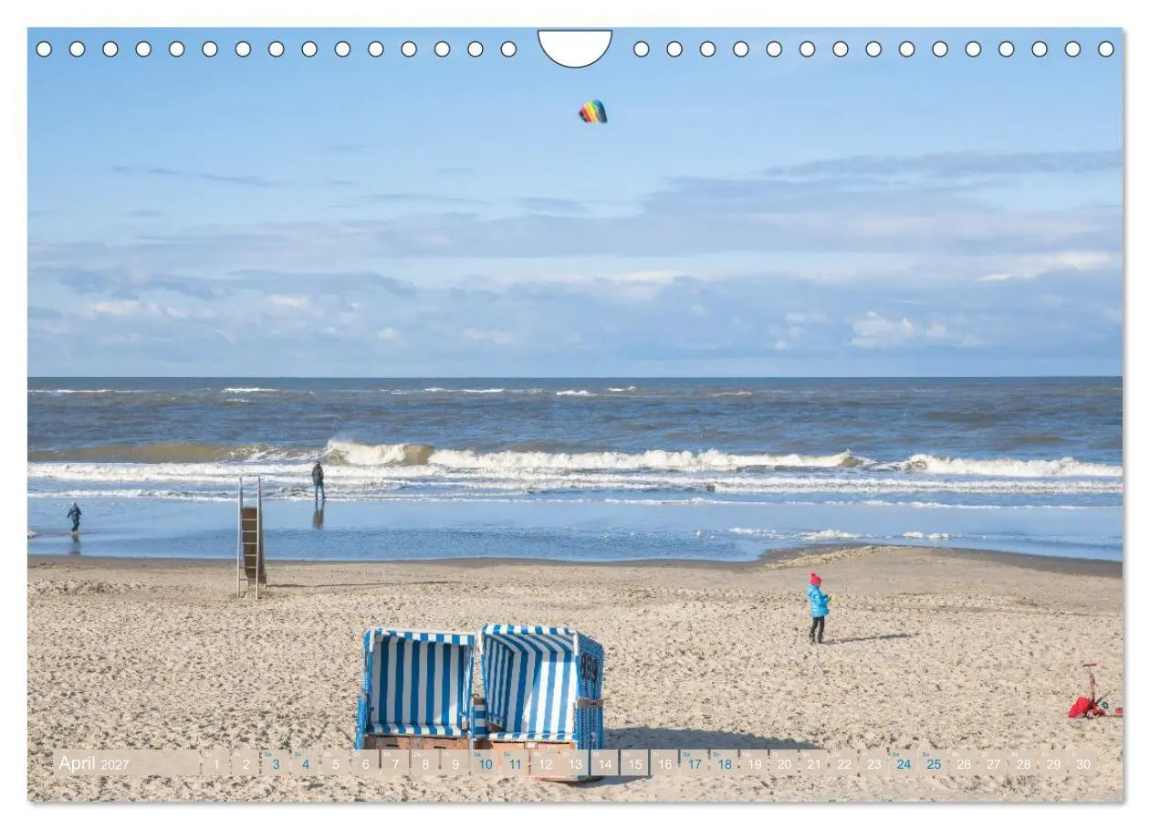 Bild: 9783569513068 | Am Strand von Langeoog (Wandkalender 2027 DIN A4 quer), CALVENDO...
