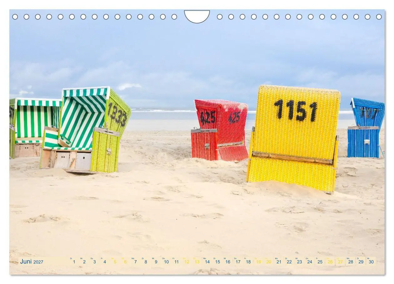 Bild: 9783569513068 | Am Strand von Langeoog (Wandkalender 2027 DIN A4 quer), CALVENDO...