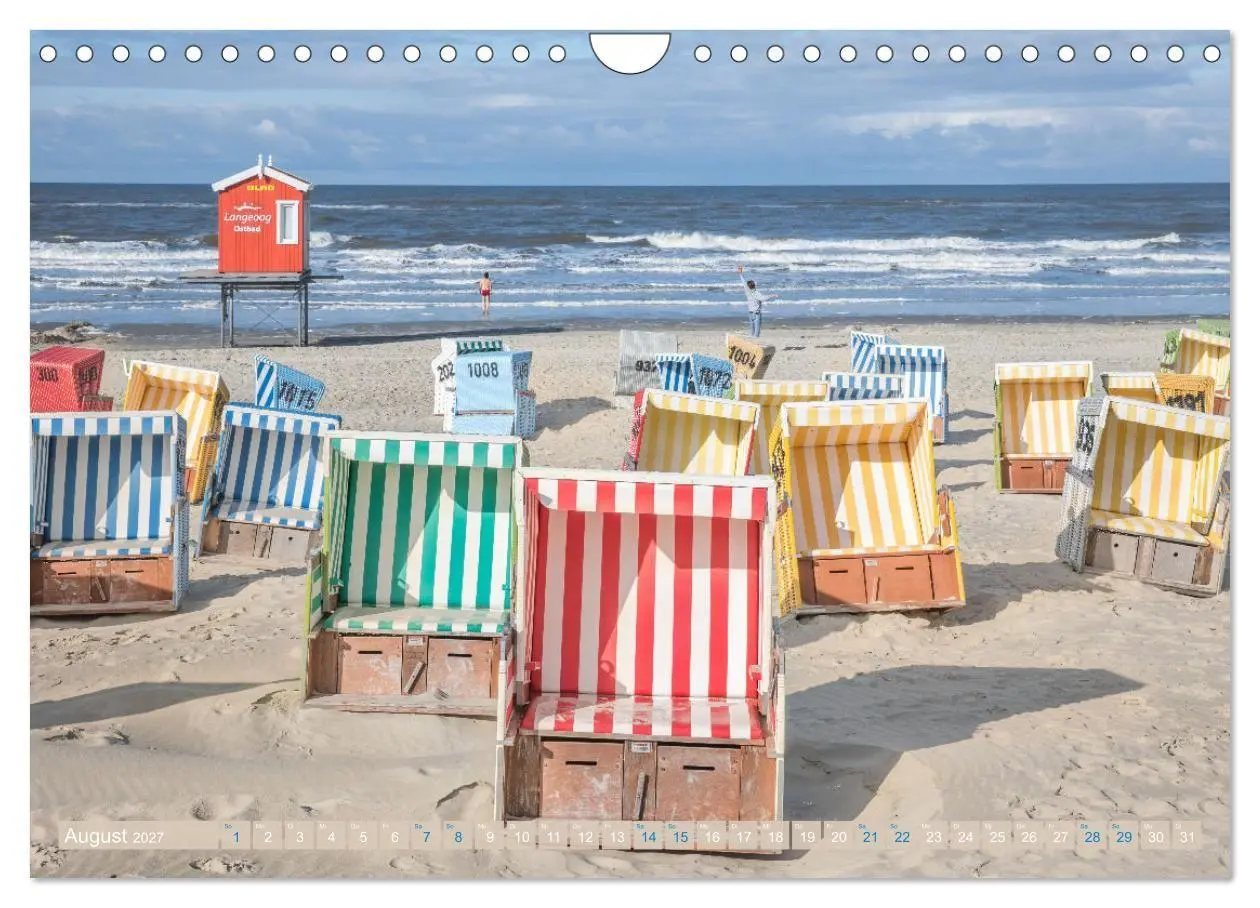 Bild: 9783569513068 | Am Strand von Langeoog (Wandkalender 2027 DIN A4 quer), CALVENDO...