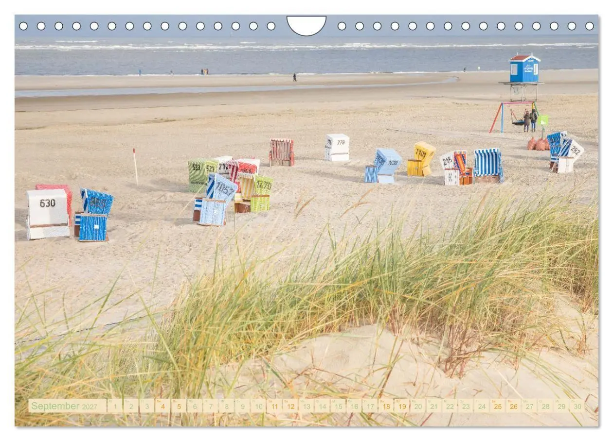 Bild: 9783569513068 | Am Strand von Langeoog (Wandkalender 2027 DIN A4 quer), CALVENDO...