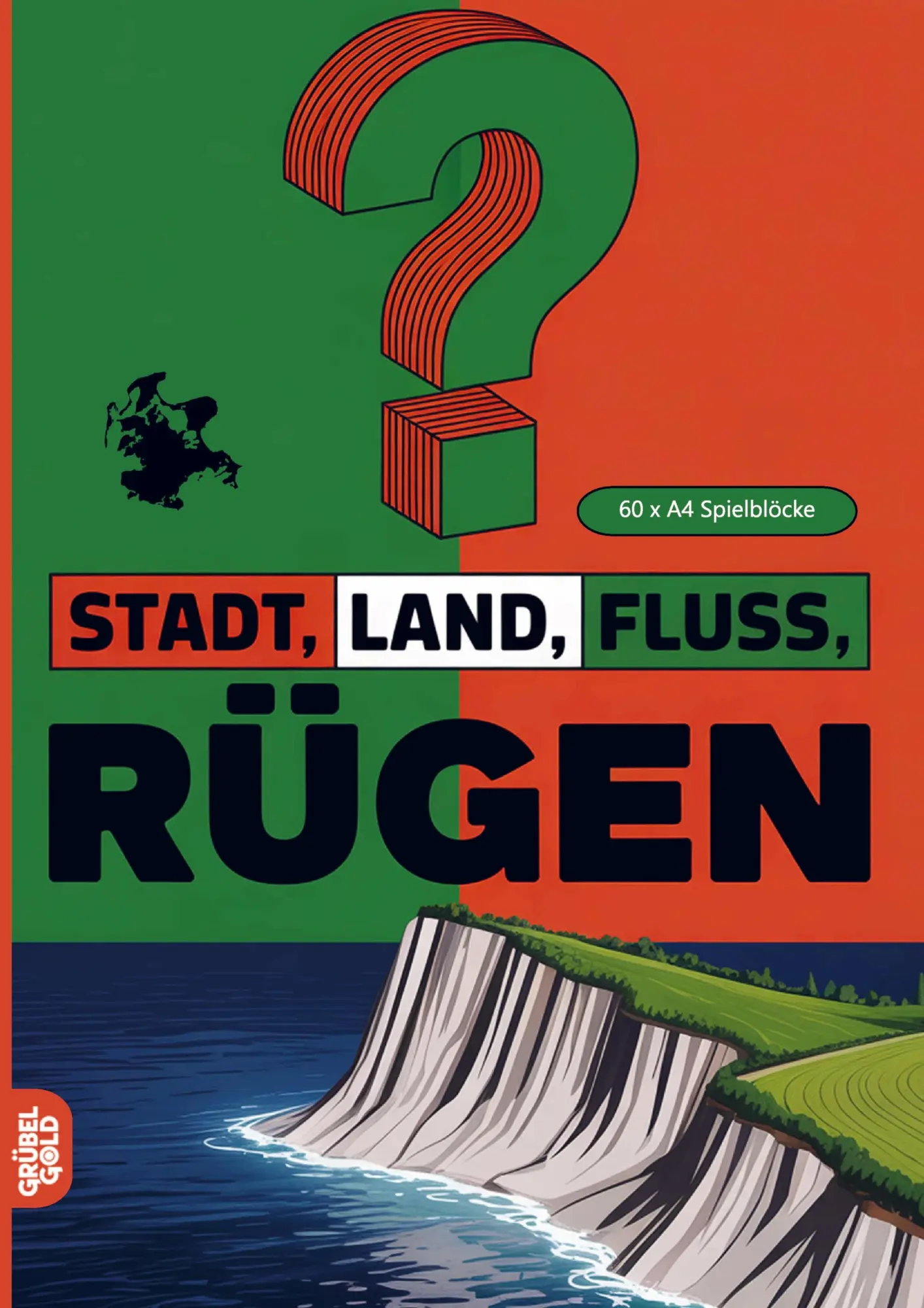 Cover: 9783693193068 | Stadt, Land, Fluss, Rügen | Grübelgold Rätselhefte | Taschenbuch