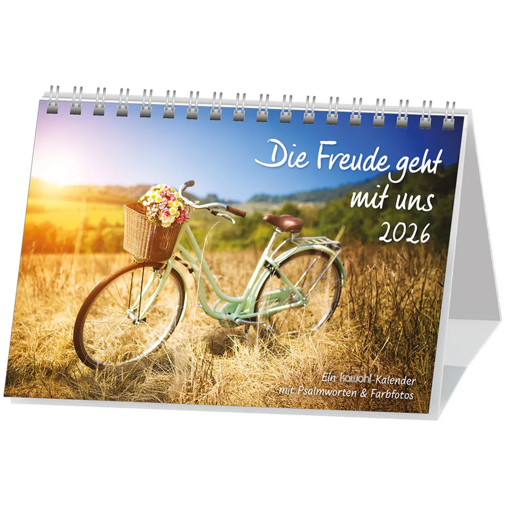 Cover: 9783754883068 | Die Freude geht mit uns 2026 | Kalender mit Farbfotos und Psalmworten
