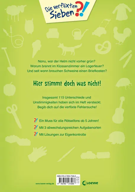 Bild: 9783785573068 | Die verflixten Sieben - Mein großes Fehler-Such-Buch | Wieker | Buch