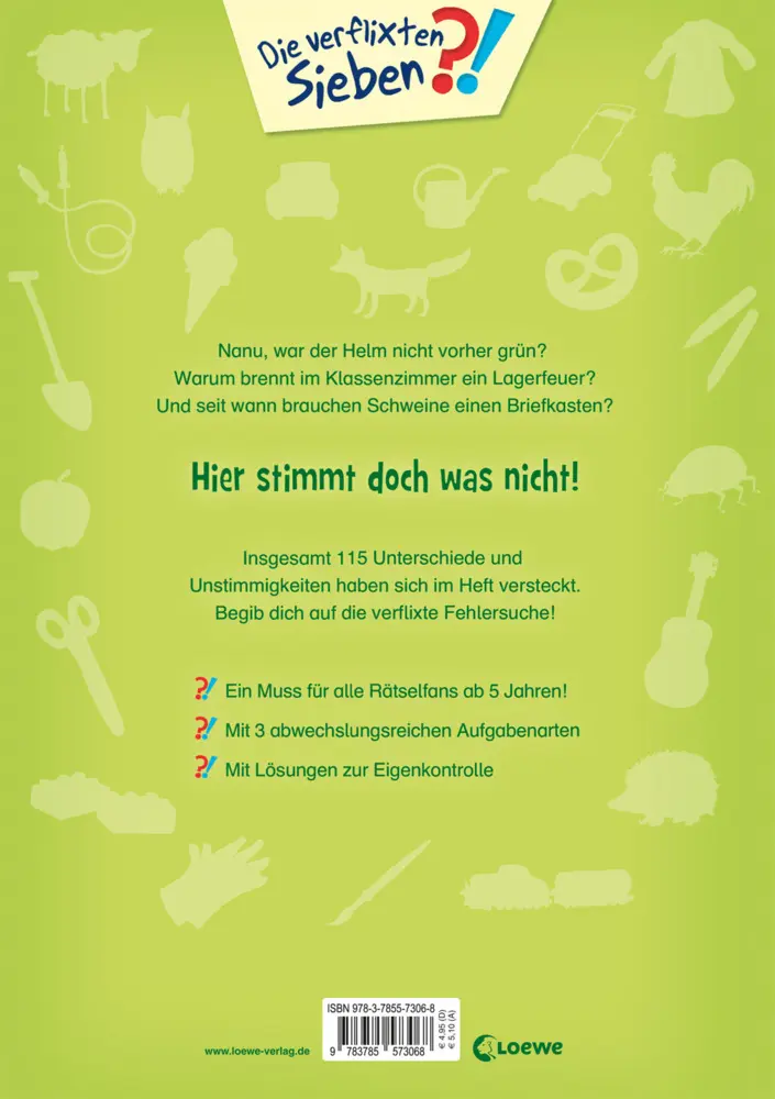 Bild: 9783785573068 | Die verflixten Sieben - Mein großes Fehler-Such-Buch | Wieker | Buch