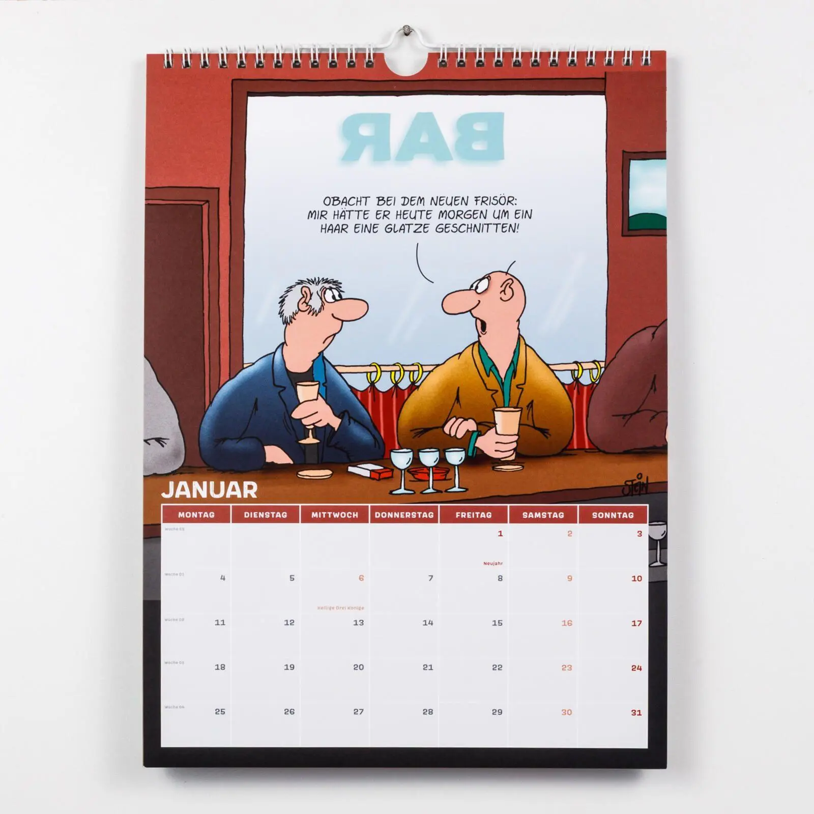 Bild: 9783830323068 | Uli Stein Rentnerkalender 2027: Monatskalender für die Wand | Stein