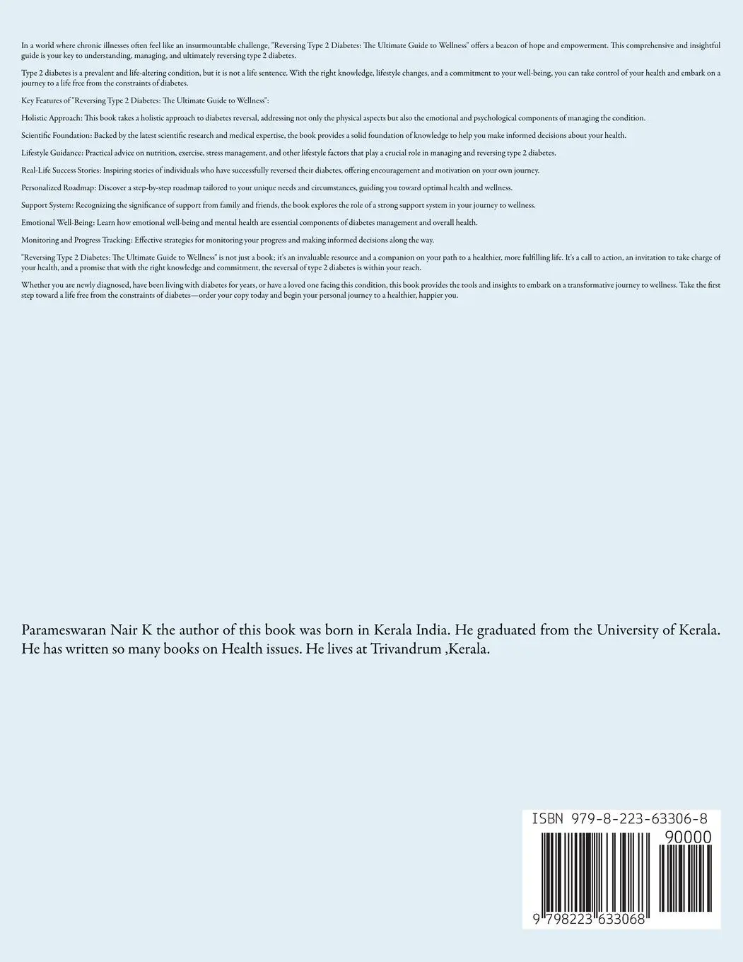 Rückseite: 9798223633068 | Reversing Type 2 Diabetes | The Ultimate Guide to Wellness | K | Buch