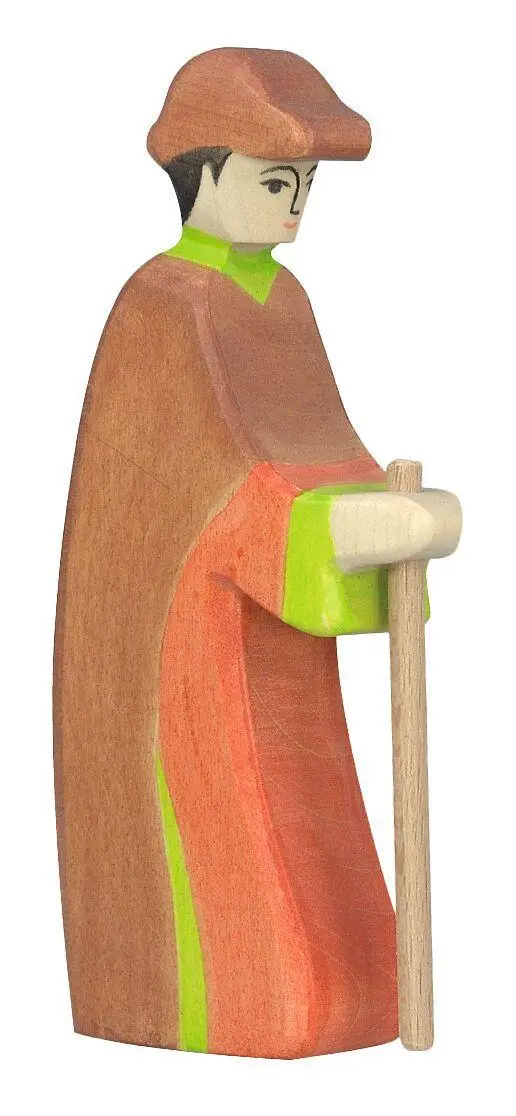 Cover: 4013594803168 | Hirte mit Stab 3 | ca. 6,5 x 2,6 x 14 cm, Holz, per Stück | 80316