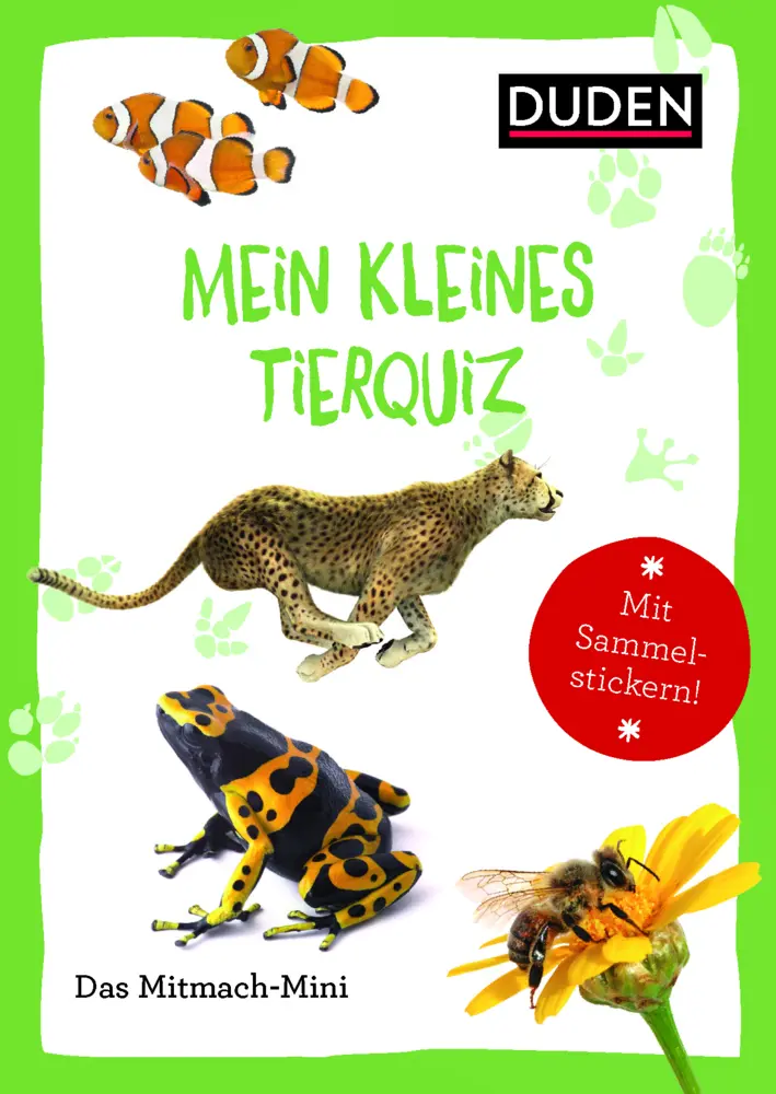 Cover: 9783411853168 | Mein kleines Tierquiz | Mit Sammelstickern! | Andrea Weller-Essers