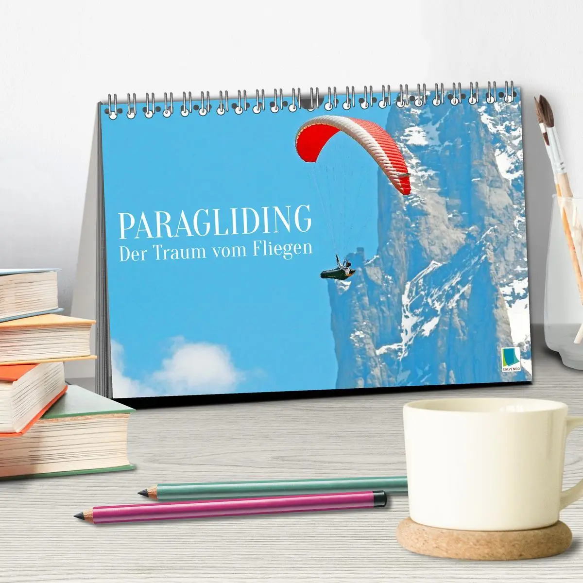 Bild: 9783457943168 | Paragliding: Der Traum vom Fliegen (Tischkalender 2026 DIN A5...