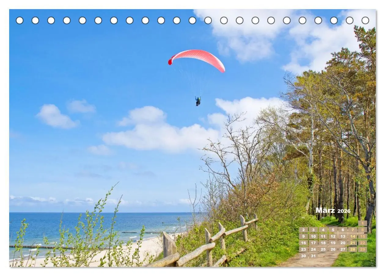 Bild: 9783457943168 | Paragliding: Der Traum vom Fliegen (Tischkalender 2026 DIN A5...