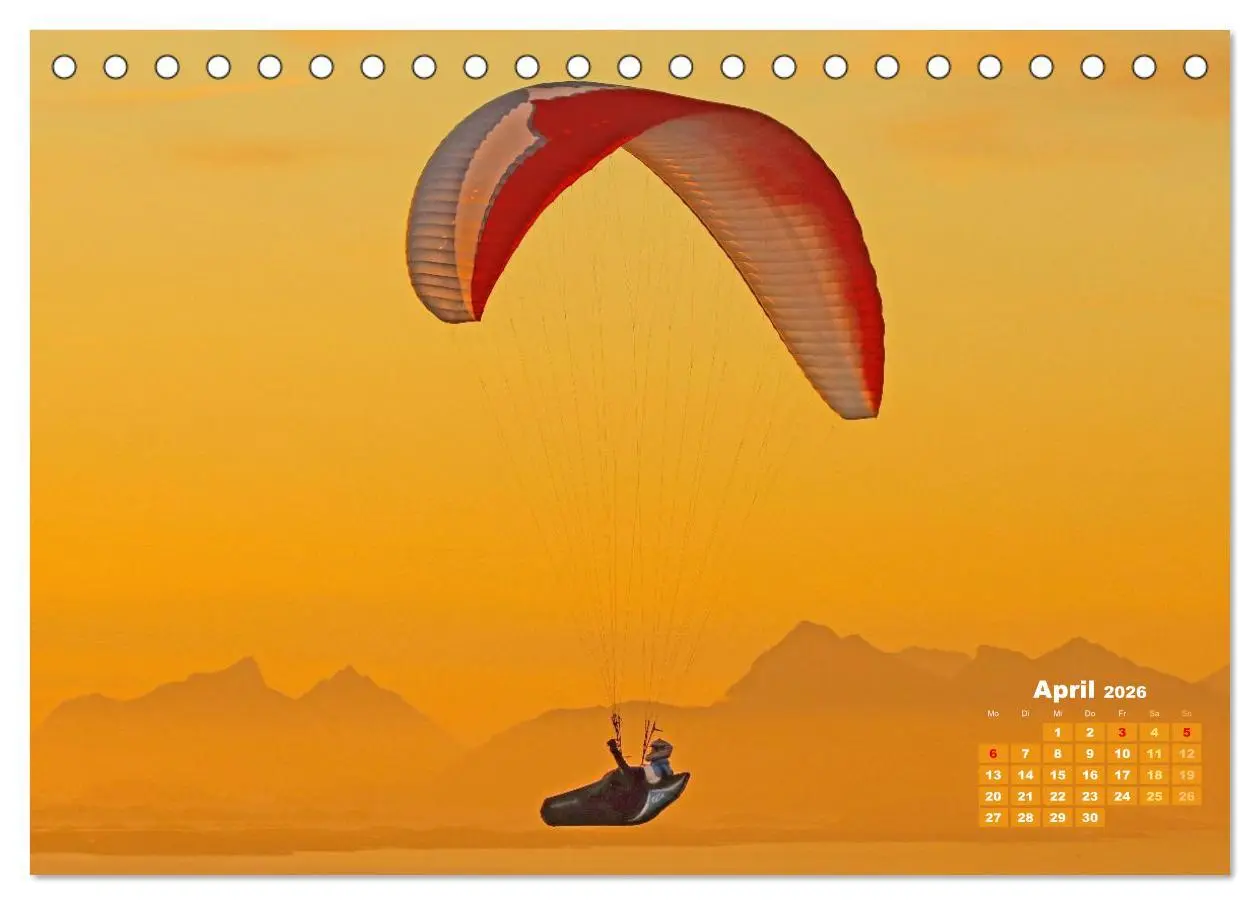 Bild: 9783457943168 | Paragliding: Der Traum vom Fliegen (Tischkalender 2026 DIN A5...