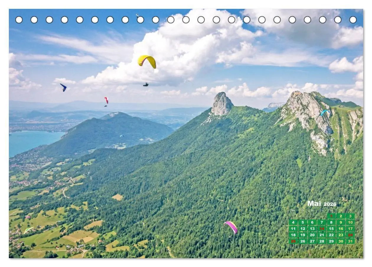 Bild: 9783457943168 | Paragliding: Der Traum vom Fliegen (Tischkalender 2026 DIN A5...