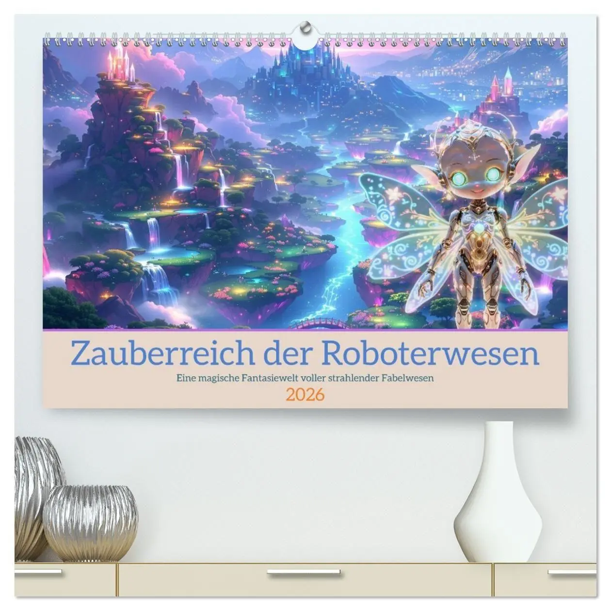 Cover: 9783516723168 | Zauberreich der Roboterwesen (hochwertiger Premium Wandkalender...