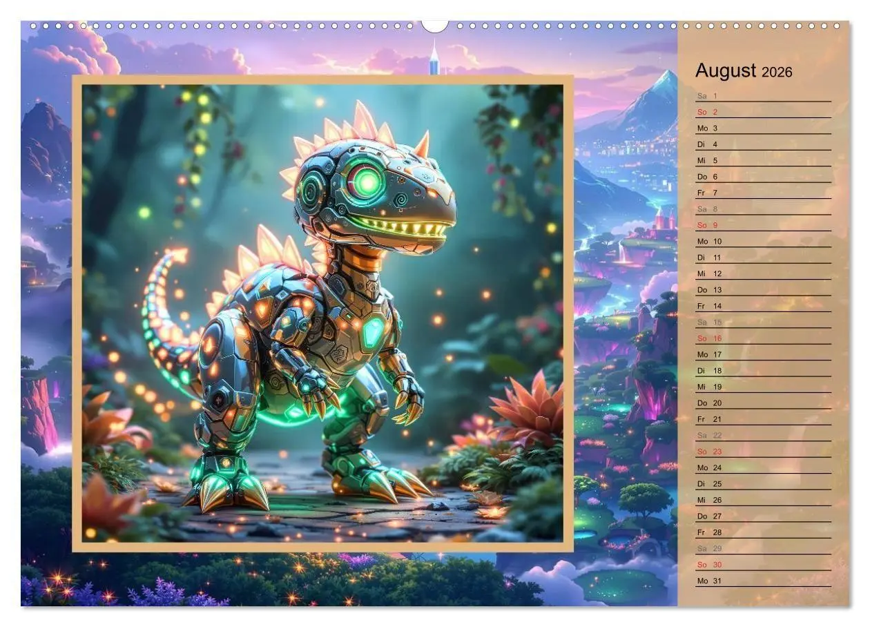 Bild: 9783516723168 | Zauberreich der Roboterwesen (hochwertiger Premium Wandkalender...