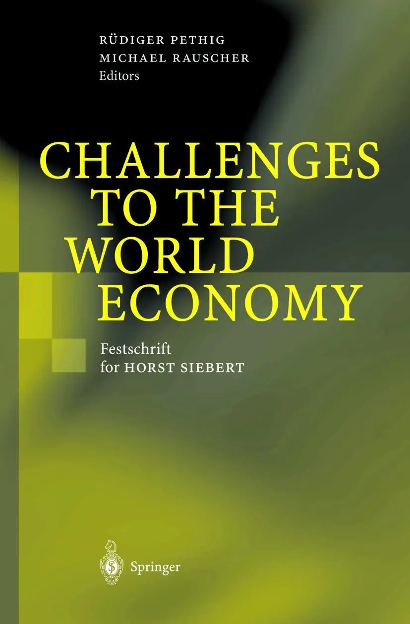 Cover: 9783540003168 | Challenges to the World Economy | Festschrift for Horst Siebert | Buch