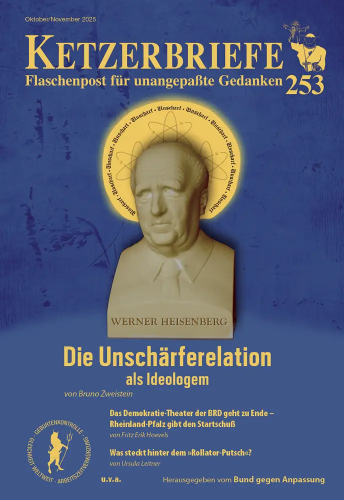 Cover: 9783894843168 | Die Unschärferelation als Ideologem | Bruno Zweistein (u. a.) | Buch