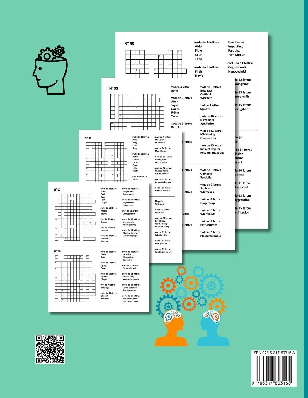 Rückseite: 9785317603168 | Kriss Kross Puzzle Book +Word Search for Adults | Peter | Taschenbuch