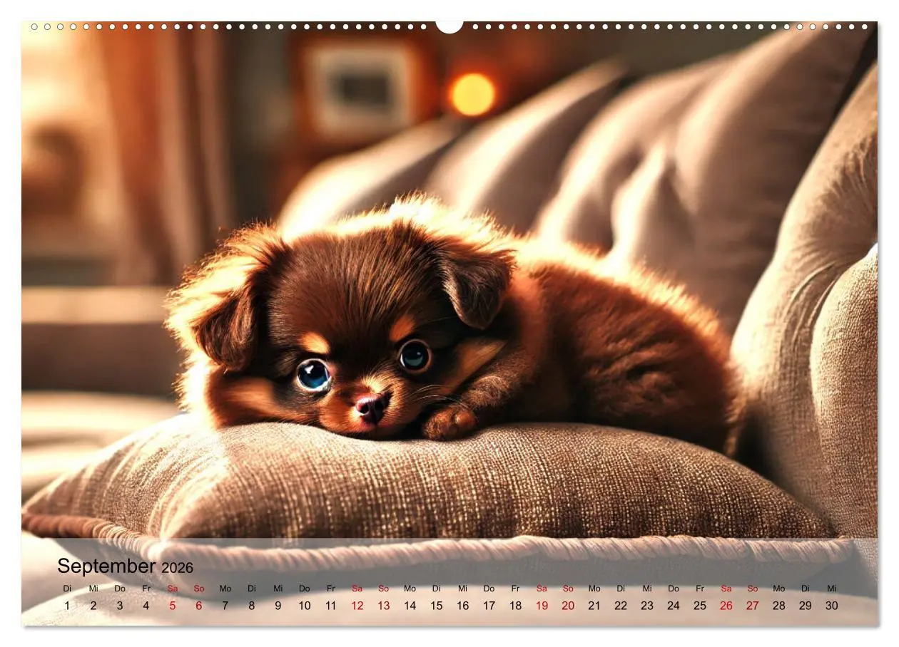 Bild: 9783457313268 | Chihuahua-Welpen - Kleine Wunder (Wandkalender 2026 DIN A2 quer),...
