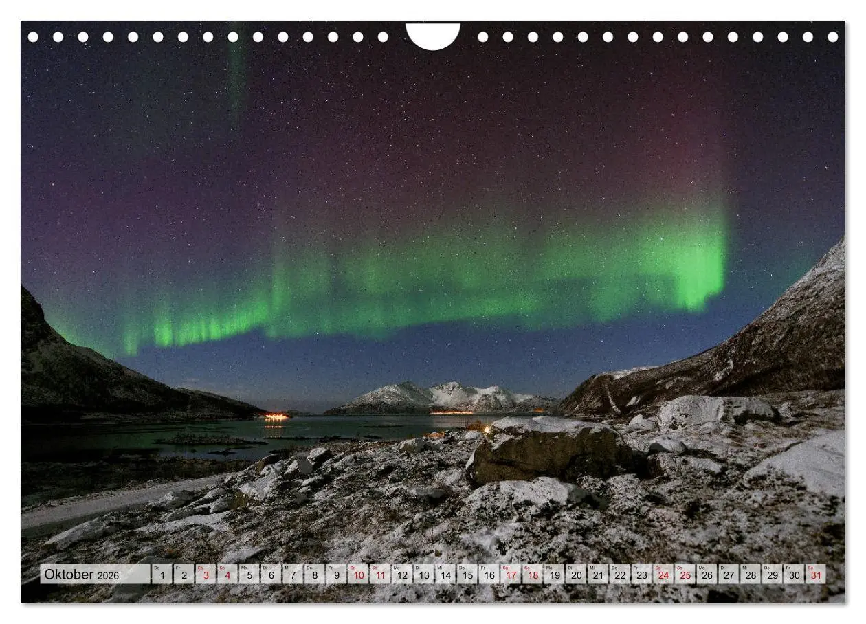 Bild: 9783457793268 | Aurora Borealis: Polarlichter in Norwegen (Wandkalender 2026 DIN A4...