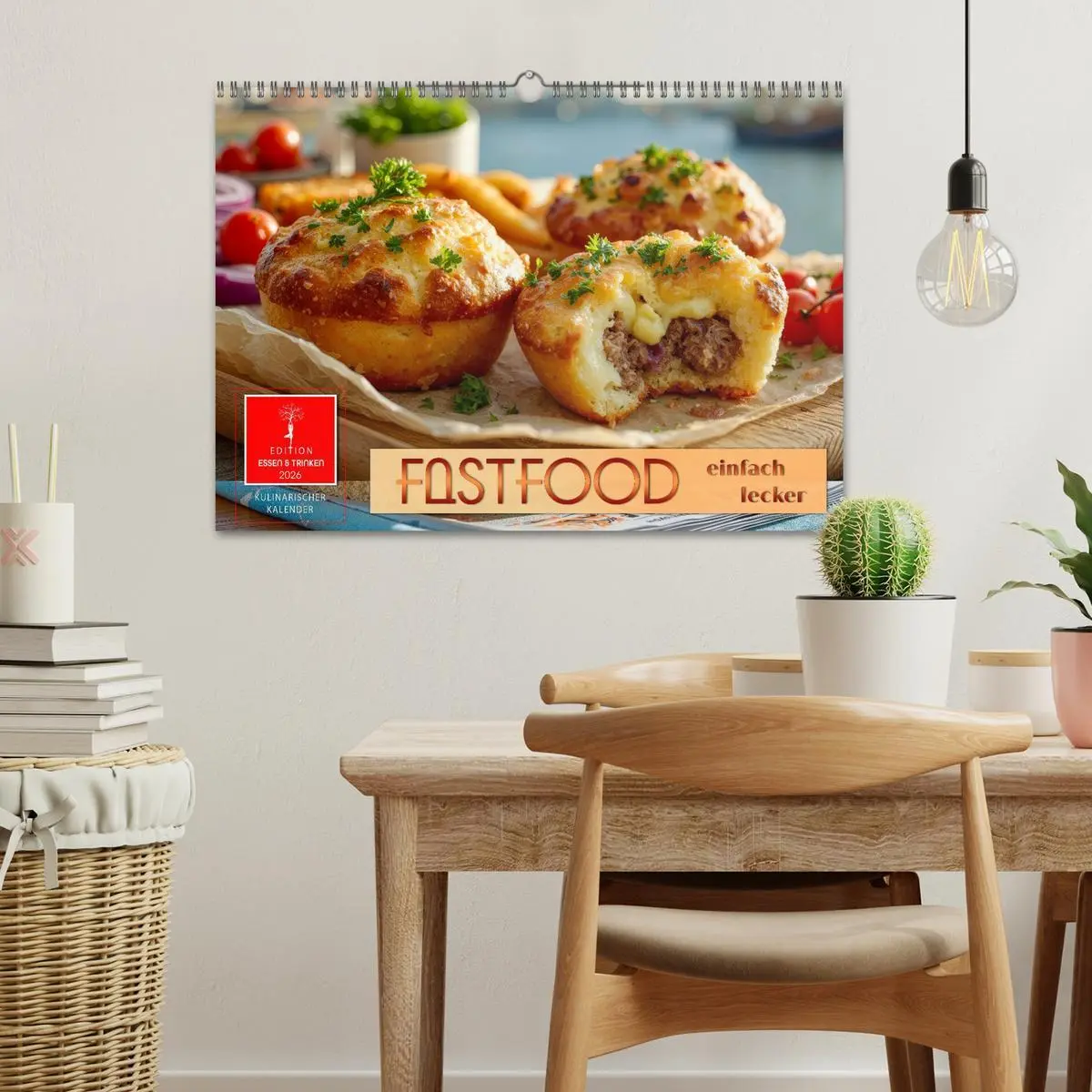 Bild: 9783516643268 | Fastfood einfach lecker (Wandkalender 2026 DIN A3 quer), CALVENDO...