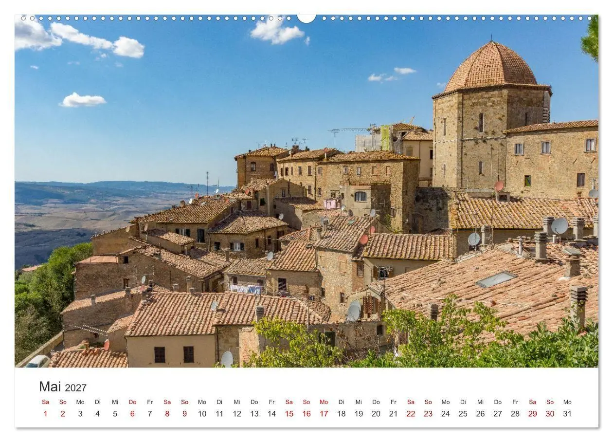 Bild: 9783569803268 | Motive der Toskana (Wandkalender 2027 DIN A2 quer), CALVENDO...