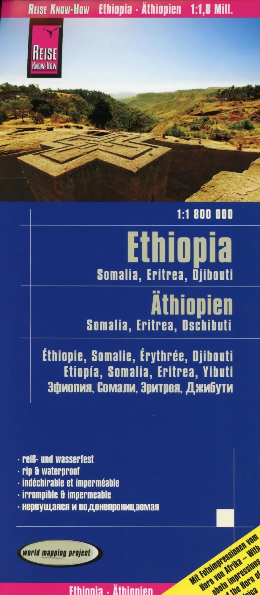 Cover: 9783831773268 | Reise Know-How Landkarte Äthiopien, Somalia, Eritrea, Dschibuti /...