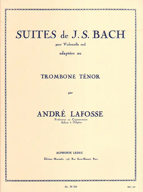 Cover: 9790046203268 | Suites For Cello | Johann Sebastian Bach | Buch | Alphonse Leduc