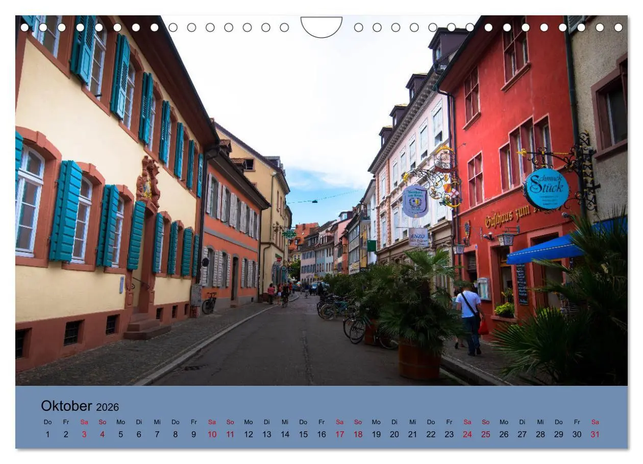Bild: 9783457853368 | Wundervolles Freiburg (Wandkalender 2026 DIN A4 quer), CALVENDO...