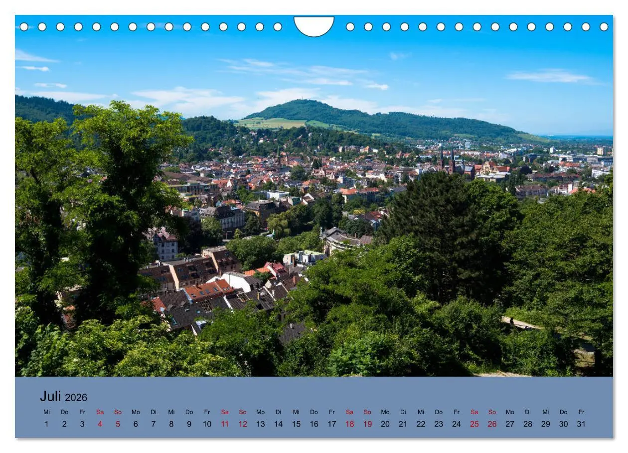 Bild: 9783457853368 | Wundervolles Freiburg (Wandkalender 2026 DIN A4 quer), CALVENDO...