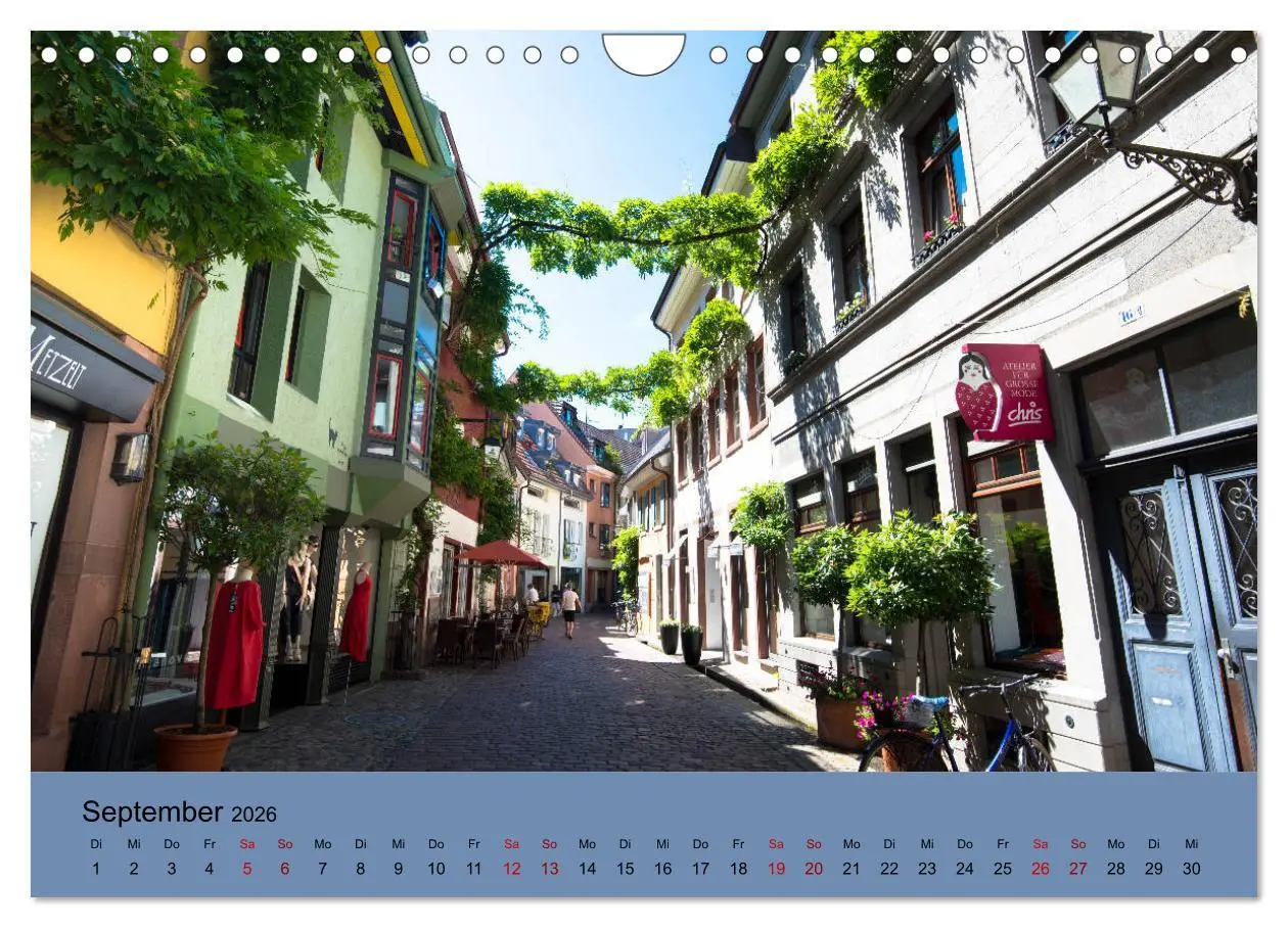 Bild: 9783457853368 | Wundervolles Freiburg (Wandkalender 2026 DIN A4 quer), CALVENDO...