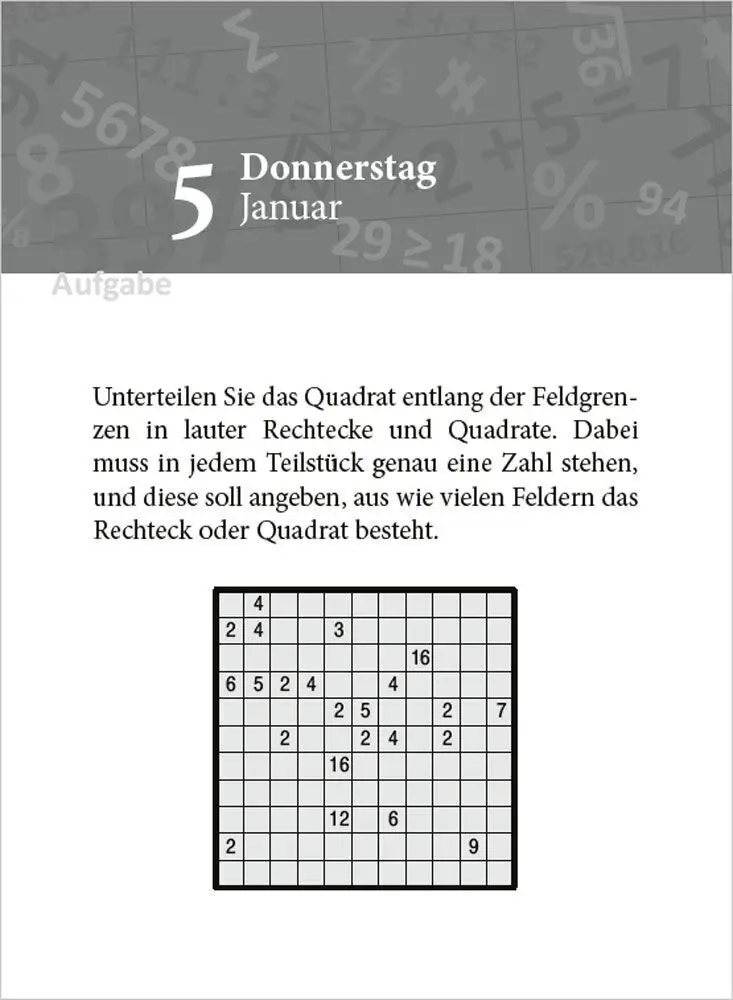 Bild: 9783730613368 | Heureka! Mathematische Rätsel 2025: Tageskalender mit Lösungen | Hemme