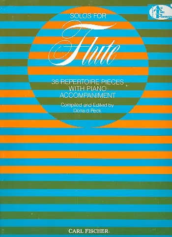 Cover: 9780825803468 | Solos for Flute | 36 Repertoire Pieces with piano accompaniment | Peck