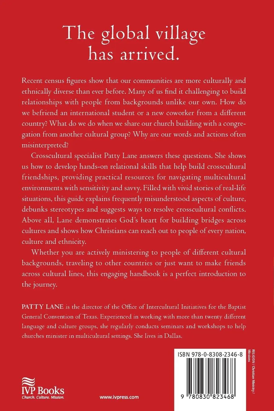 Rückseite: 9780830823468 | A Beginner's Guide to Crossing Cultures | Patty Lane | Taschenbuch