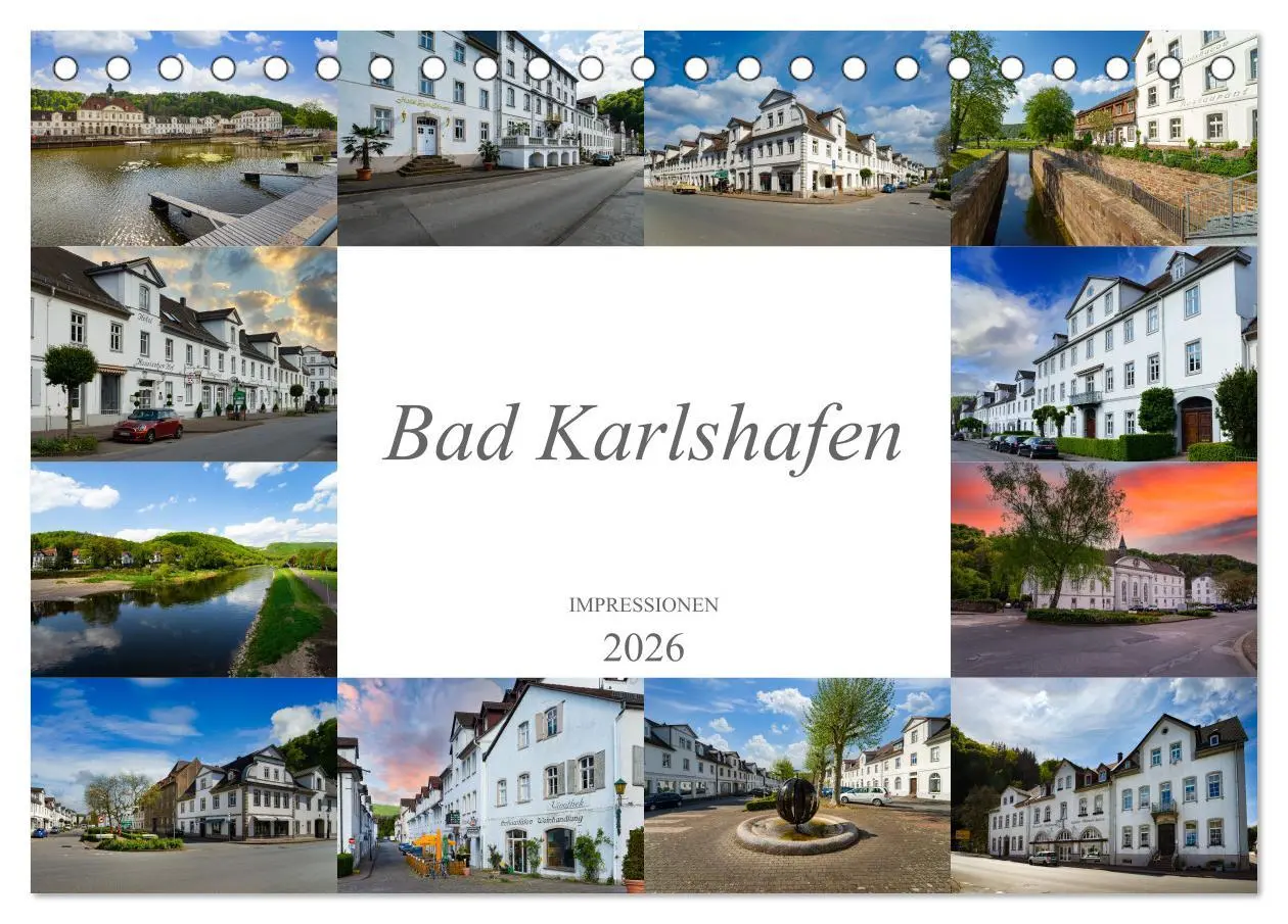 Cover: 9783457603468 | Bad Karlshafen Impressionen (Tischkalender 2026 DIN A5 quer),...